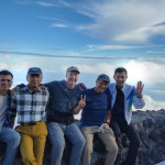 At the station 9 hut - 3400 meters above sea level.