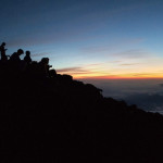 the sky starts to get light