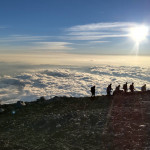 morning hike above the clouds
